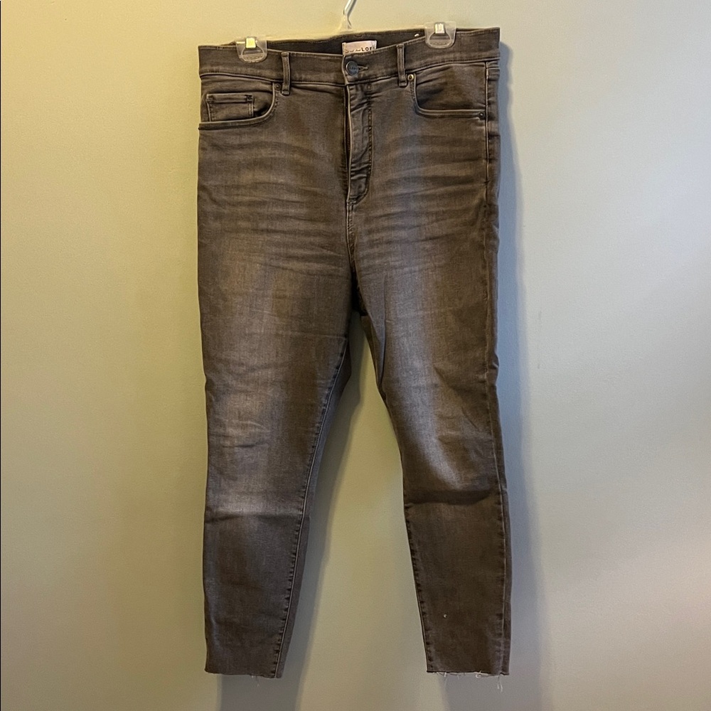 Loft Gray Skinny Jeans